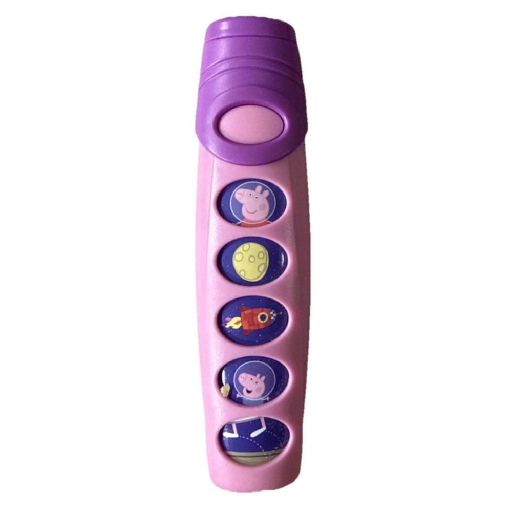 Peppa Pig - Moonlight Bright Sound Book Pink Flashlight ONLY - VERY GOOD